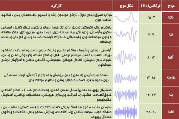 تفاوت نوار مغز سالم و ناسالم